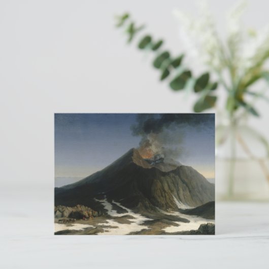 De Eruptie van Etna Briefkaart (Staand voorkant)