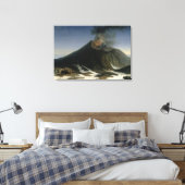De Eruptie van Etna Canvas Afdruk (Insitu (Slaapkamer))