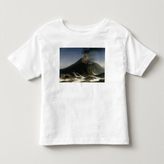 De Eruptie van Etna Kinder Shirts (Voorkant)