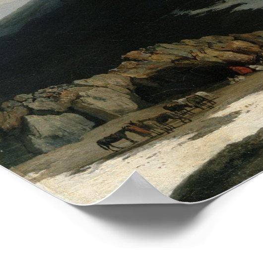 De Eruptie van Etna Poster (Hoek)