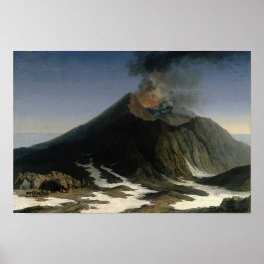 De Eruptie van Etna Poster (Voorkant)