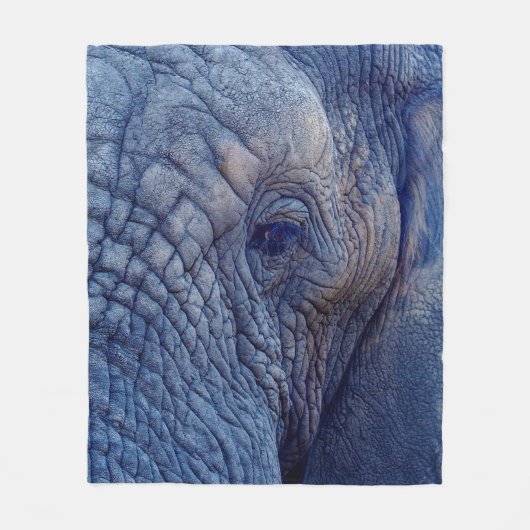 DE ERVARING GAAT MET DE ELEPHANTS OVER HUGGI FLEECE DEKEN (Voorkant)