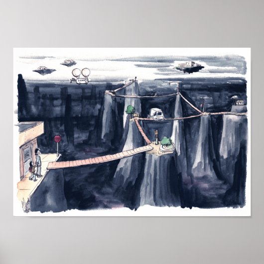 De ervaringen van voetgangers in de Verenigde Stat Poster (Voorkant)