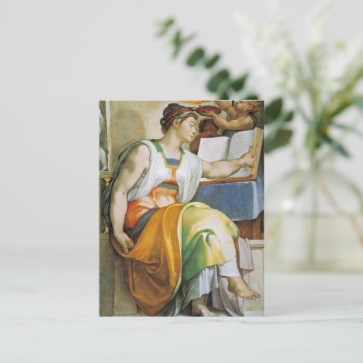 de Erythrean Sibyl Briefkaart (Staand voorkant)