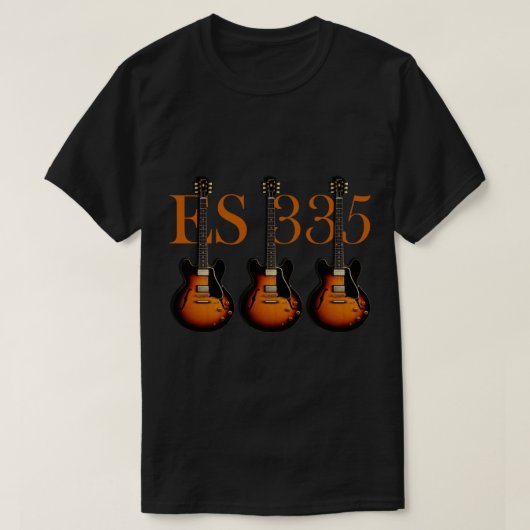 De ES 335 Classic Guitar Classic T-Shirt (Design voorkant)