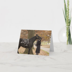 De Escorte van het Paard van Riderless Kaart