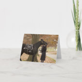 De Escorte van het Paard van Riderless Kaart (Voorkant)