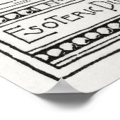 De esoterie van Hiram Erastus Butler Poster (Hoek)