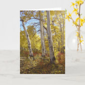 De Esp van de herfst Al Groet van de Gelegenheid Kaart (Gele Bloem)