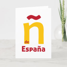 - de España Bedankkaart