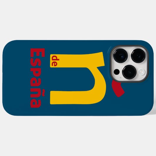 - de España Case-Mate iPhone Case (Achterkant (horizontaal))