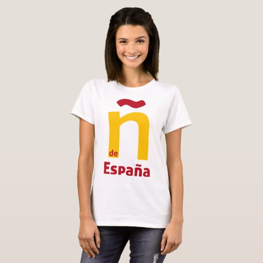- de España T-shirt (Voorkant volledig)