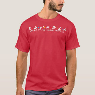 De Esparza familie Esparza Achternaam Esparza Laat T-shirt