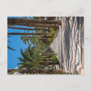 De Esplanade, Alicante, Spanje Feestdagenkaart