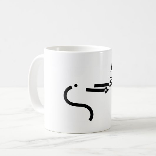 De Essential Cat - Designer mok voor het kattenlie (Voorkant links)