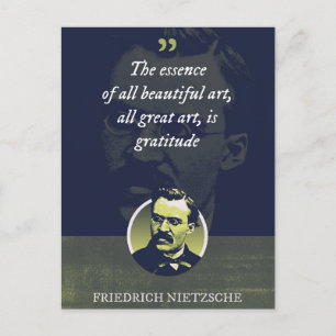 De essentie van alle mooie kunst, alle geweldige k briefkaart