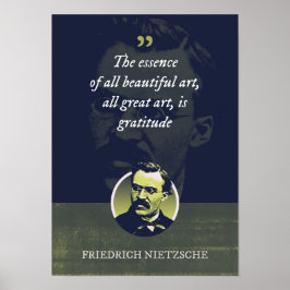 De essentie van alle mooie kunst, alle geweldige k poster