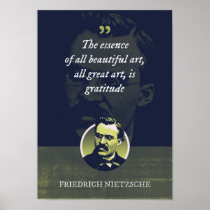 De essentie van alle mooie kunst, alle geweldige k poster