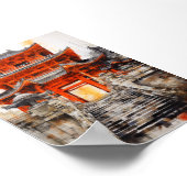 De essentie van Aziatische architectuur - Artistie Poster (Hoek)