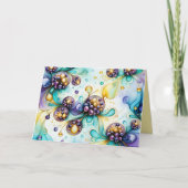 De essentie van Blueberry Note Kaart (Voorkant)