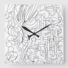 De essentie van de geschiedenis Muur Klok