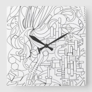 De essentie van de geschiedenis Muur Klok