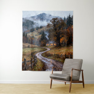 De Essentie Van De Herfst Wandkleed