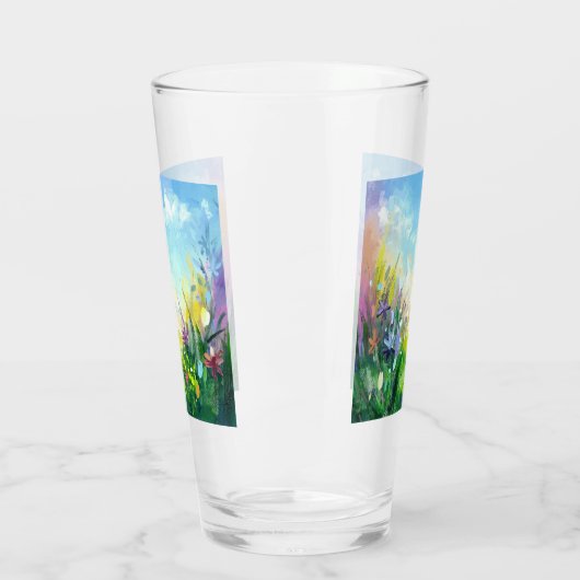 De essentie van de lente glas (Links)