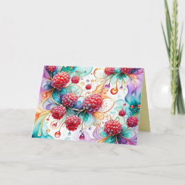 De essentie van de Raspberry Note Kaart