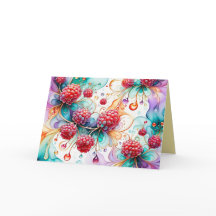 De essentie van de Raspberry Note Kaart