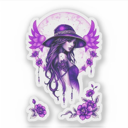 De essentie van de vrouw: genade, kracht en schoon sticker (Voorkant)