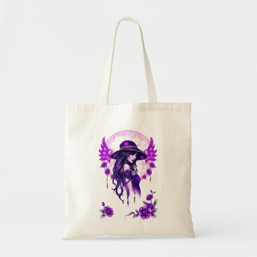 De essentie van de vrouw: genade, kracht en schoon tote bag (Voorkant)