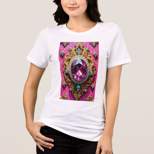 De essentie van de waarheid Tri-Blend shirt (Voorkant)
