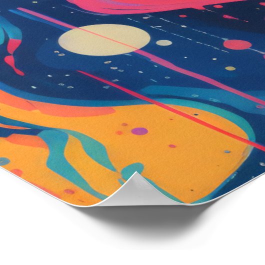 De essentie van een levendige vrouw poster (Hoek)