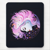 "De essentie van elegantie" Schoonheid van vrouwen Muismat (Voorkant)