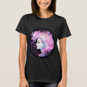"De Essentie van Elegantie" Vrouwelijke Schoonheid T-shirt