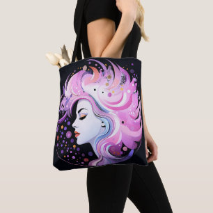 "De Essentie van Elegantie" Vrouwelijke Schoonheid Tote Bag