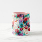 De essentie van framboos tweekleurige koffiemok (Center)