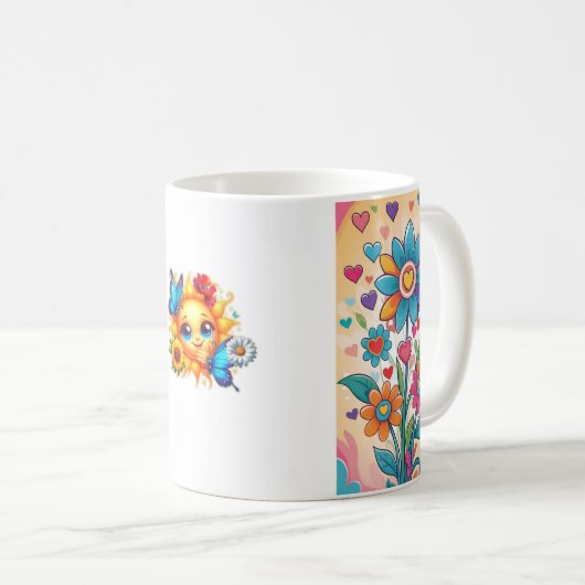 De essentie van het leven koffiemok (Voorkant rechts)