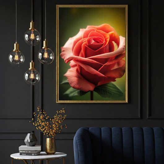 De essentie van het Roos Perfect Poster