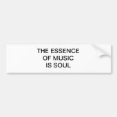 DE ESSENTIE VAN MUZIEK IS ZUID BUMPERSTICKER (Voorkant)