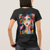 De essentie van pure liefdesvrouwen t-shirt (Achterkant)