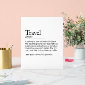 De essentie van reizen acryl bord (Huwelijk)