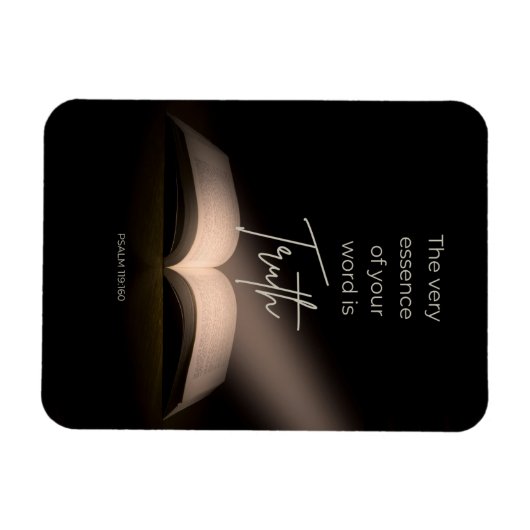 De essentie van uw woord is waarheid - Bijbel Magneet (Horizontaal)