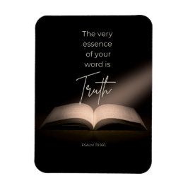 De essentie van uw woord is waarheid - Bijbel Magneet