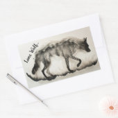 De essentie van wilde natuur rechthoekige sticker (Envelop)