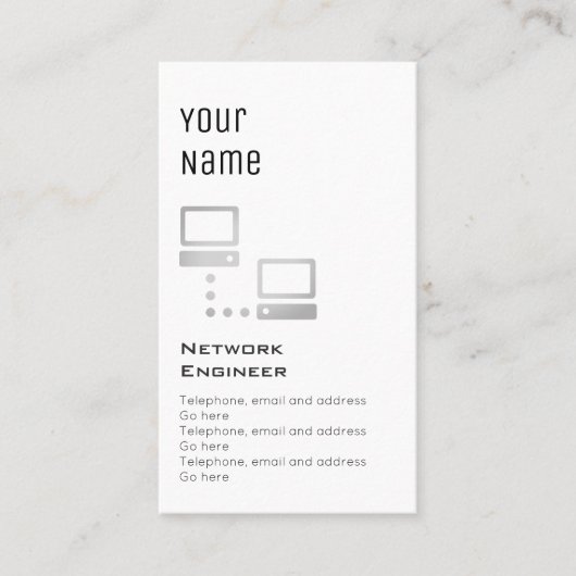 De "Essentiële" Kaarten van de Prijs van de Ingeni Visitekaartje (Voorkant)