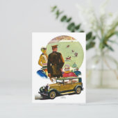 De Essex-four-door-sedan Briefkaart (Staand voorkant)