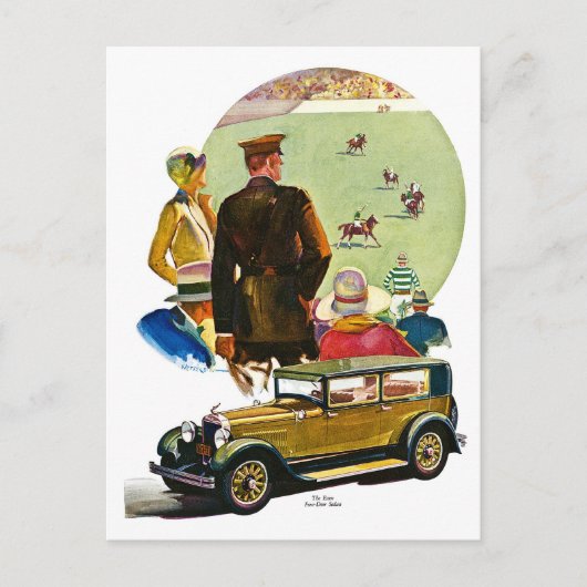 De Essex-four-door-sedan Briefkaart (Voorkant)