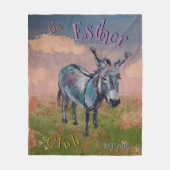 DE ESTHER CLUB FLEECE DEKEN (Voorkant)